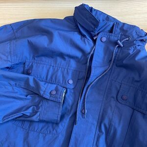 Members Only Jacket Unisex Medium Blue‎ Full Zipper Long Sleeve Passport